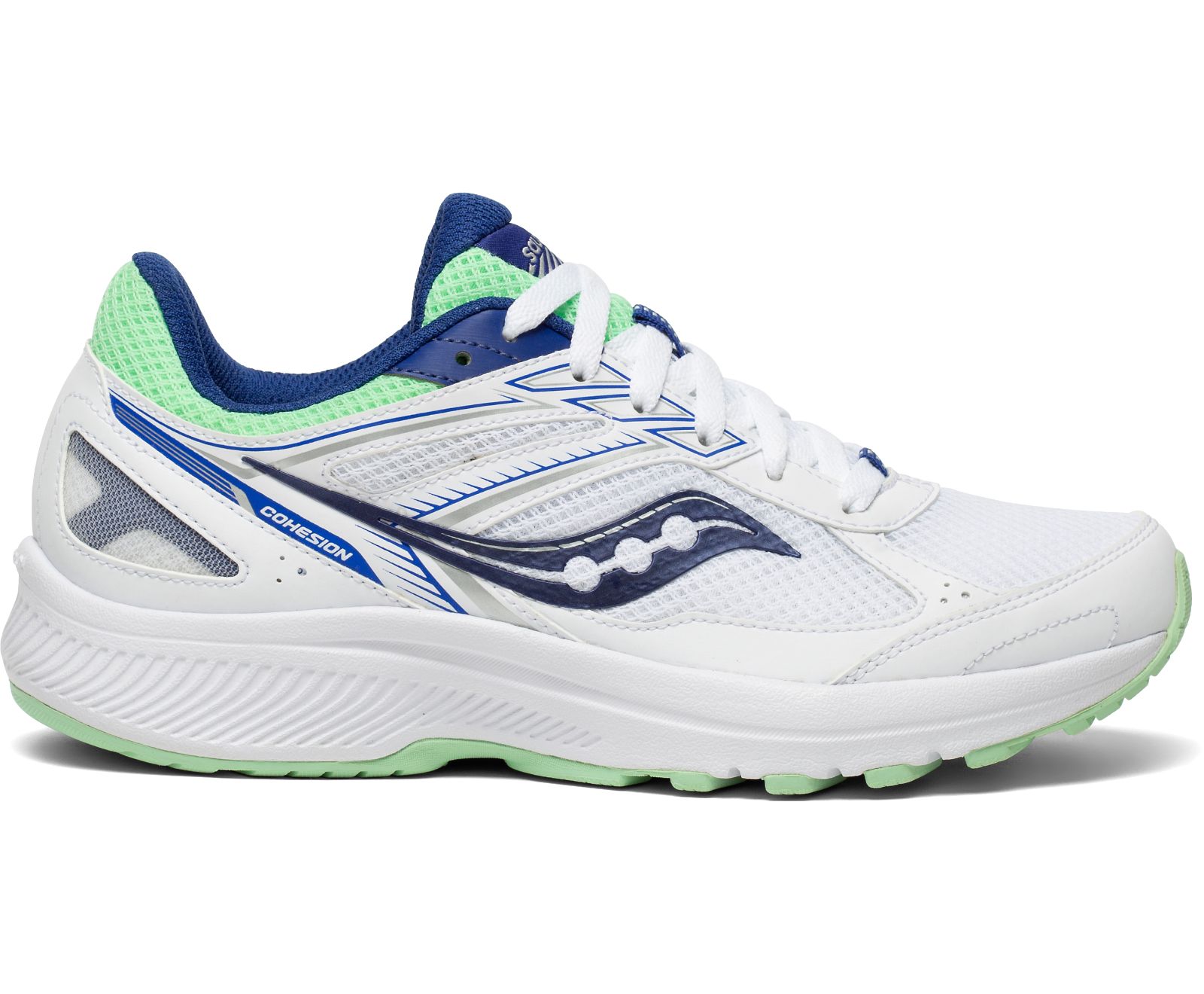 Tenis Para Correr Saucony Cohesion 14 Mujer Blancos Azul Marino Verde Menta | México 098ZUTG
